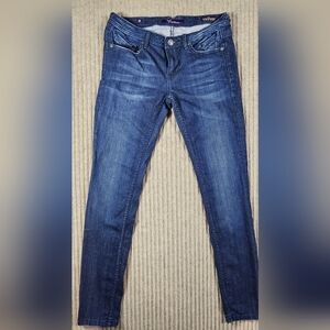 Vigoss Dark Rinse THOMPSON TOMBOY Skinny Jeans Plus Size 29 US 7/8